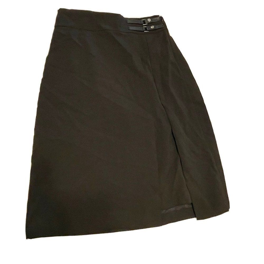 Whbm White House Black Market Woman’s Sz 2 A Line Skirt Black